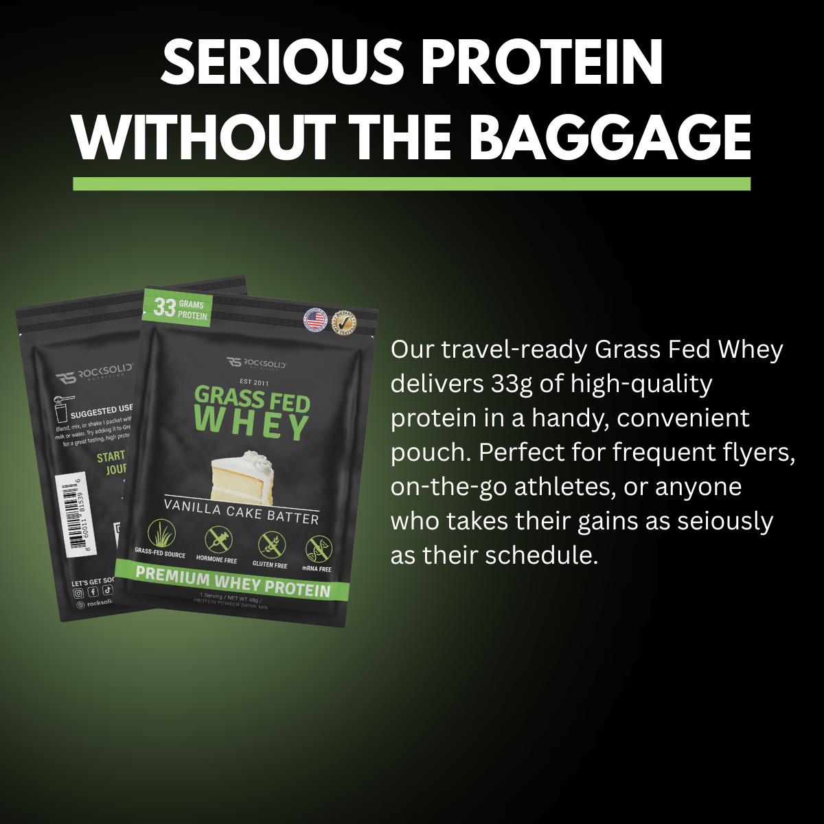 Grass-Fed Whey - Single Serving