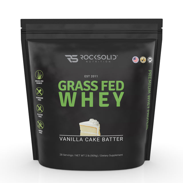 Grass-Fed Whey – Rock Solid® Nutrition